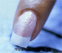 Процедура обертывания ногтей пошагово